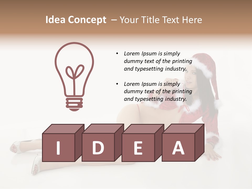 Sensual Gift Celebrate PowerPoint Template