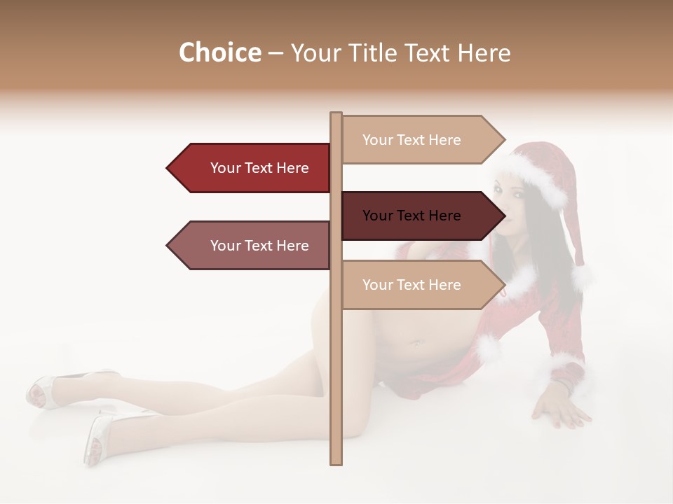 Sensual Gift Celebrate PowerPoint Template