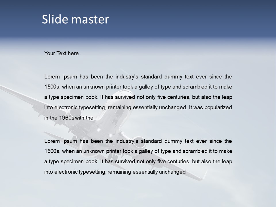 Business Leave Pleasure PowerPoint Template