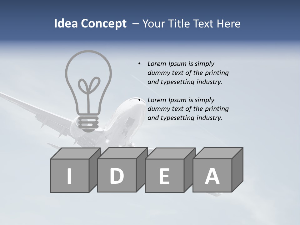 Business Leave Pleasure PowerPoint Template