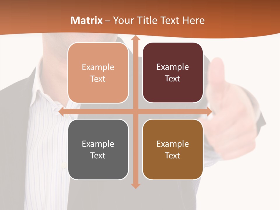 Successful White Correctly PowerPoint Template