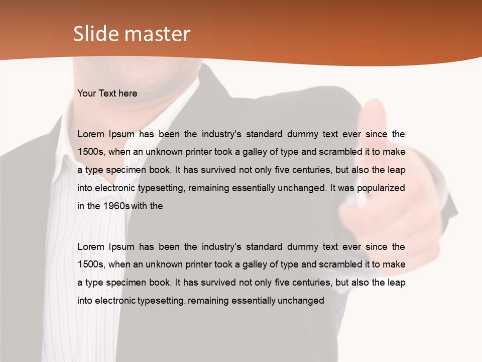 Successful White Correctly PowerPoint Template