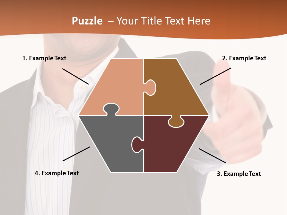 Successful White Correctly PowerPoint Template