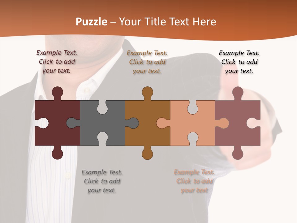 Successful White Correctly PowerPoint Template