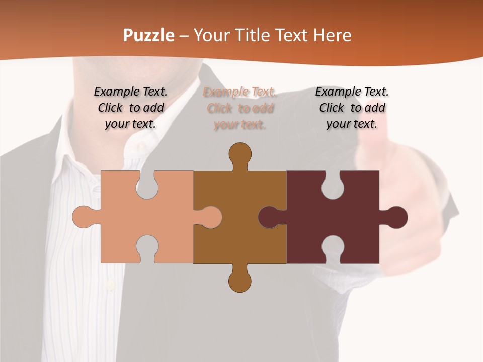 Successful White Correctly PowerPoint Template