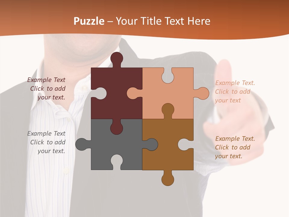 Successful White Correctly PowerPoint Template