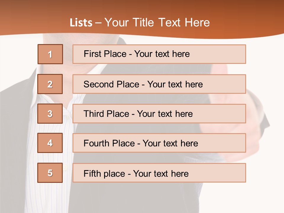 Successful White Correctly PowerPoint Template