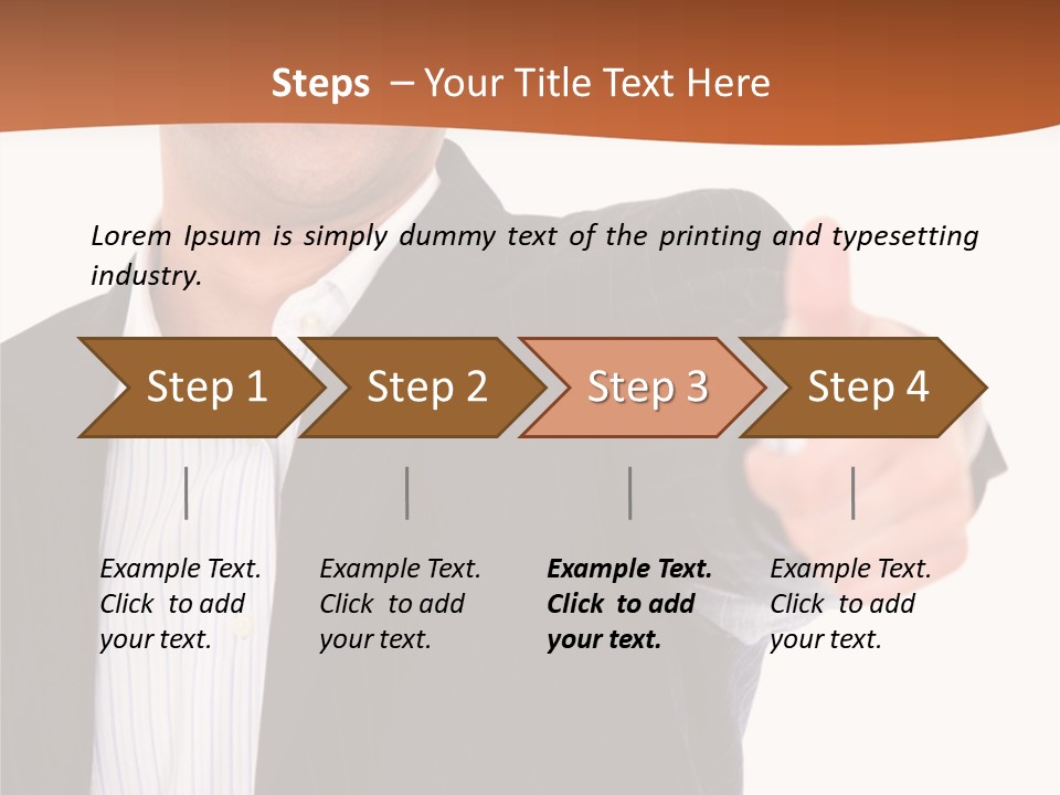 Successful White Correctly PowerPoint Template