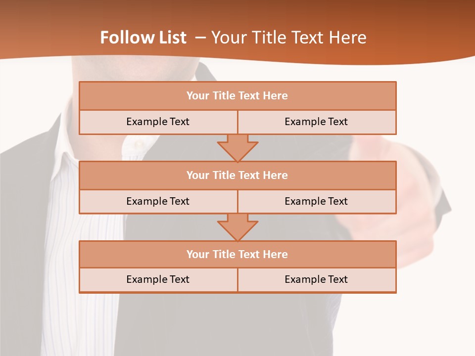 Successful White Correctly PowerPoint Template