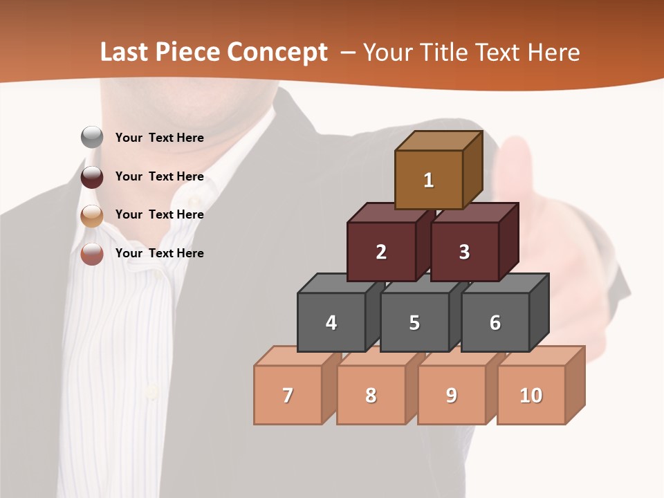 Successful White Correctly PowerPoint Template