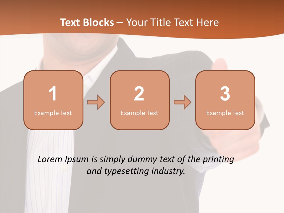 Successful White Correctly PowerPoint Template