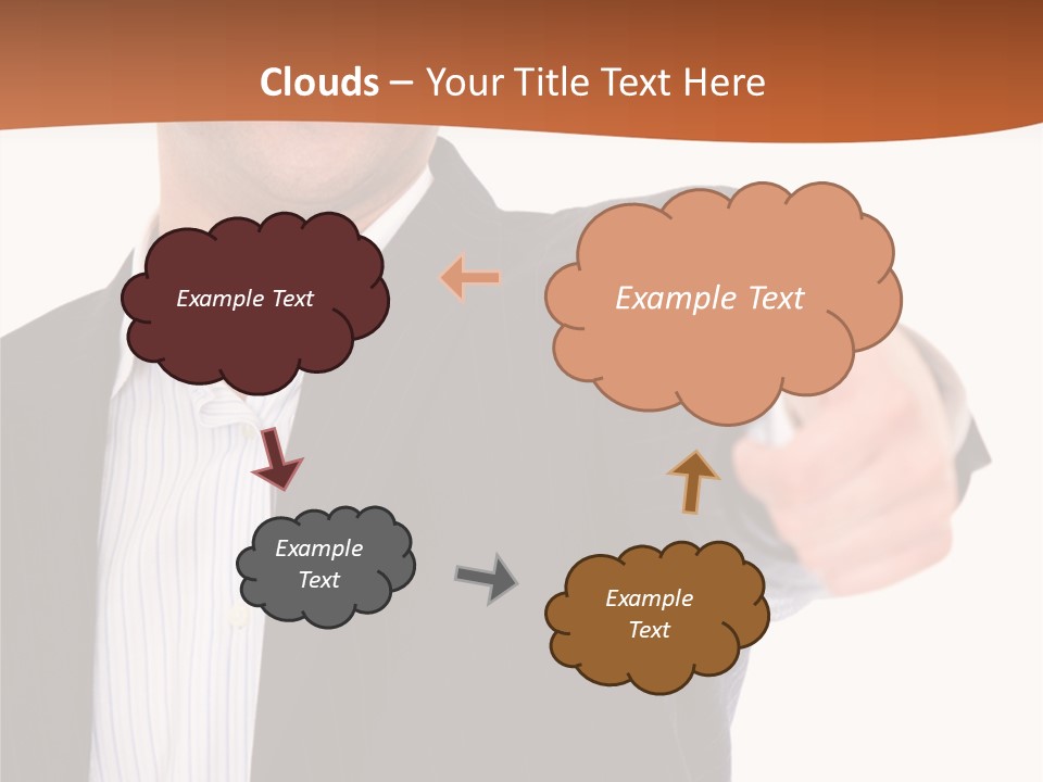 Successful White Correctly PowerPoint Template