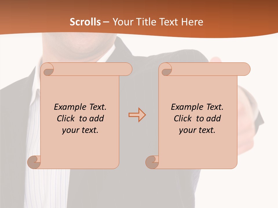 Successful White Correctly PowerPoint Template