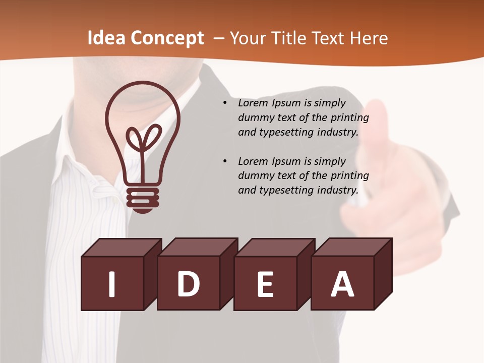 Successful White Correctly PowerPoint Template