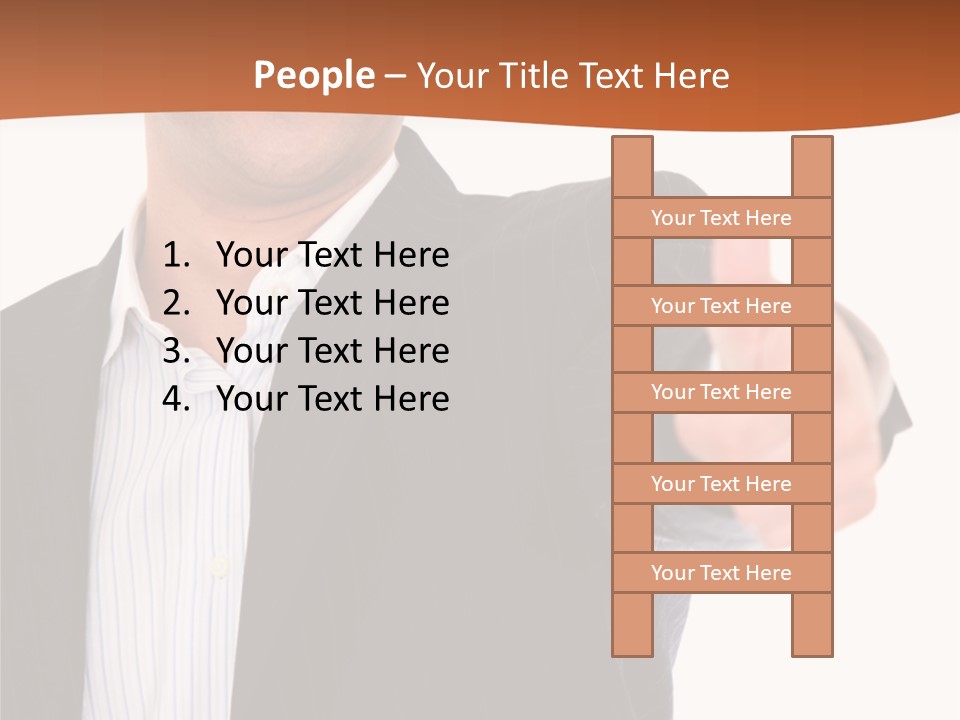Successful White Correctly PowerPoint Template