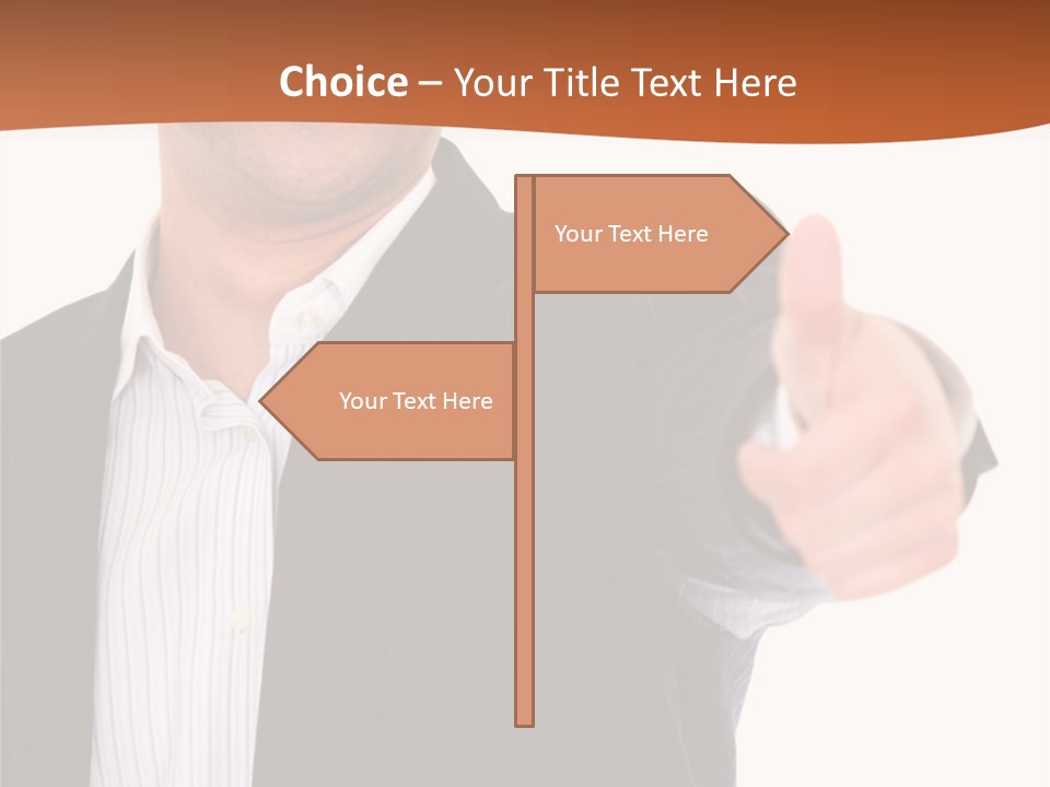 Successful White Correctly PowerPoint Template