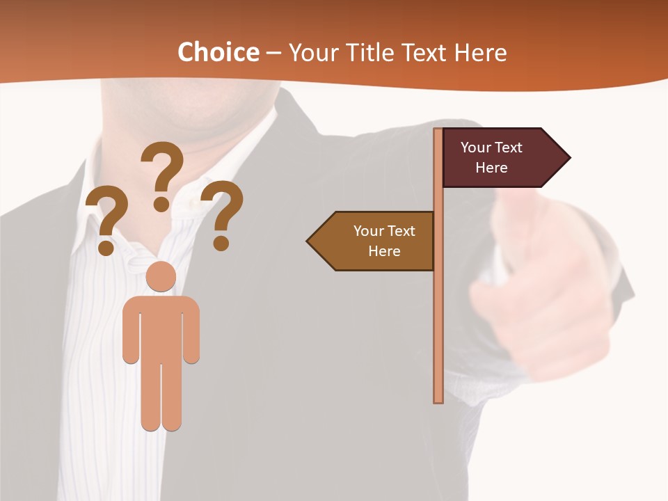 Successful White Correctly PowerPoint Template
