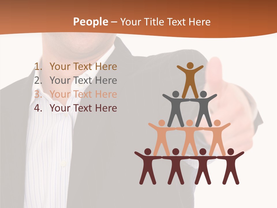 Successful White Correctly PowerPoint Template