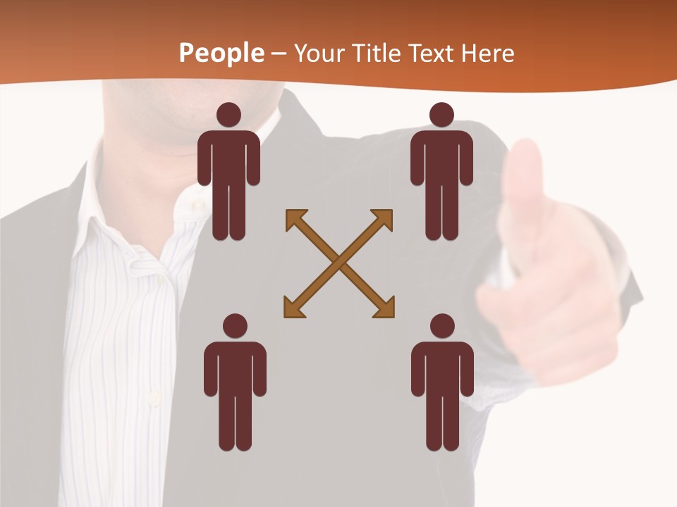 Successful White Correctly PowerPoint Template