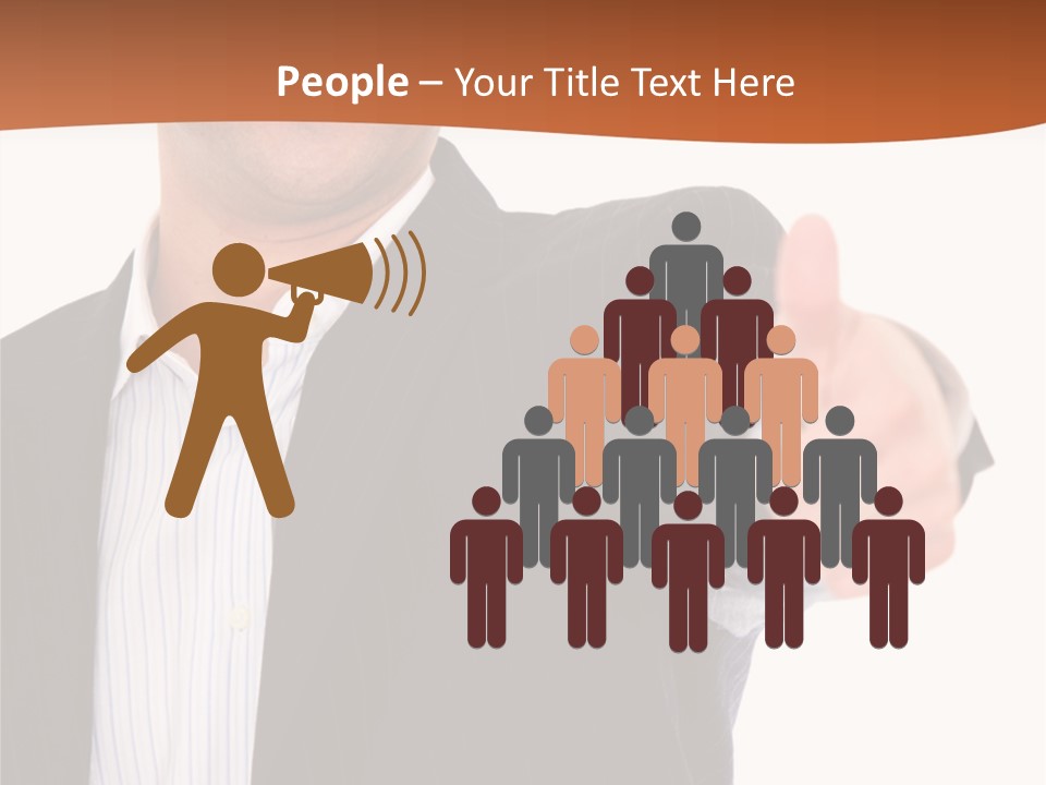 Successful White Correctly PowerPoint Template