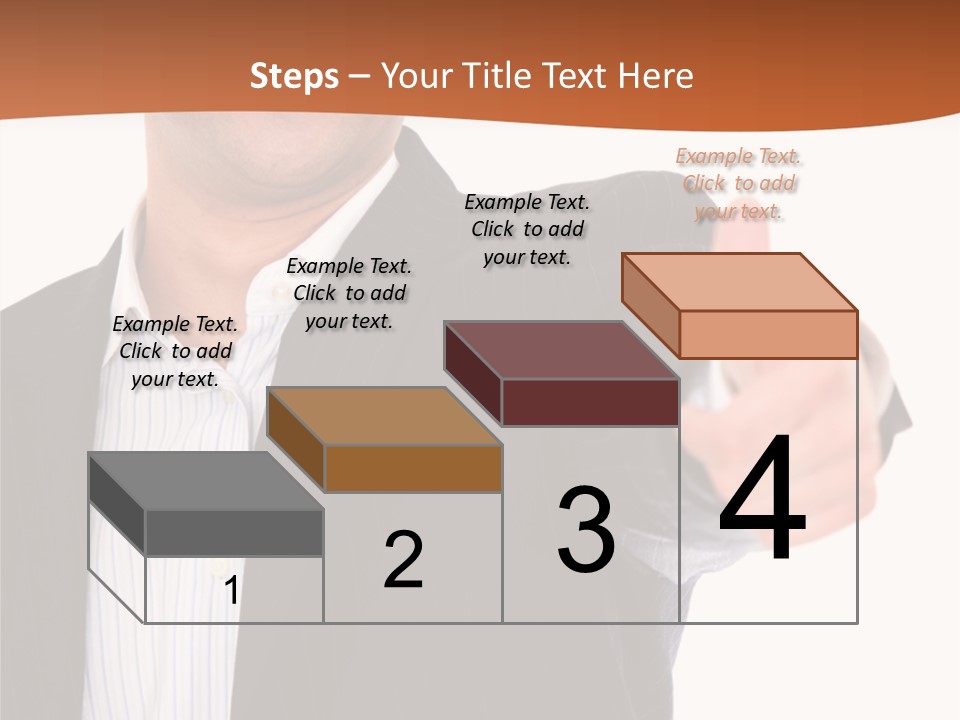 Successful White Correctly PowerPoint Template