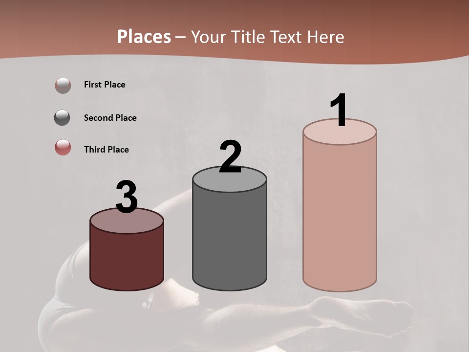 Meditating Solitude Flexing PowerPoint Template