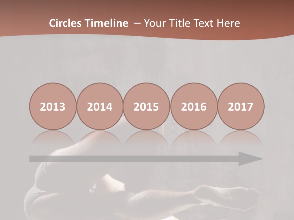 Meditating Solitude Flexing PowerPoint Template