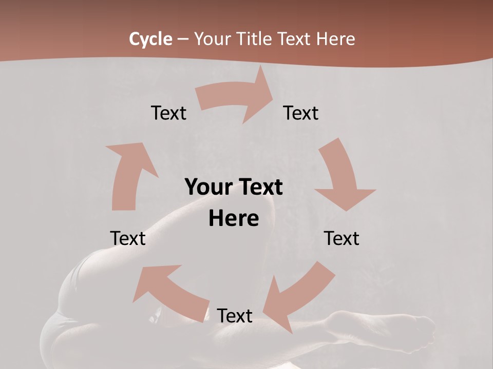 Meditating Solitude Flexing PowerPoint Template