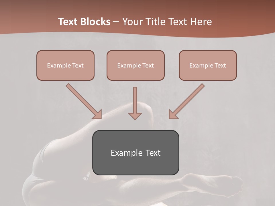 Meditating Solitude Flexing PowerPoint Template