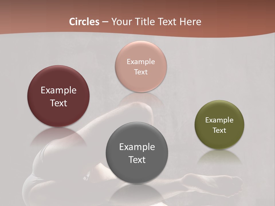 Meditating Solitude Flexing PowerPoint Template