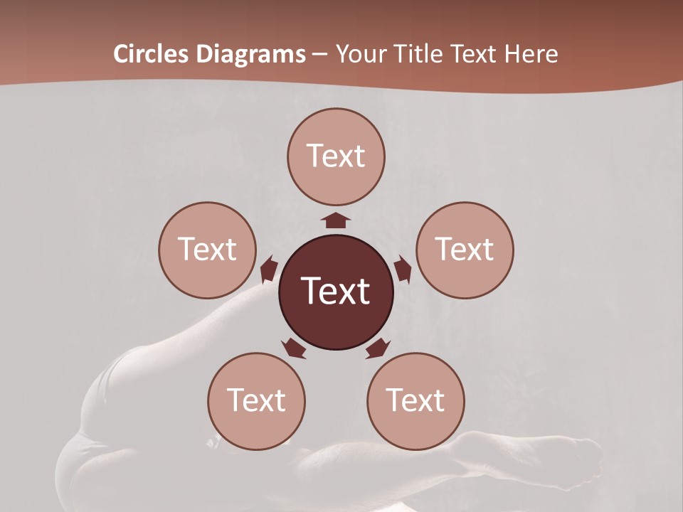 Meditating Solitude Flexing PowerPoint Template