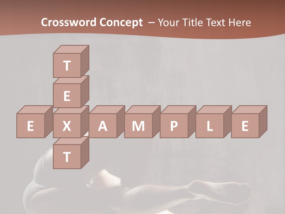 Meditating Solitude Flexing PowerPoint Template