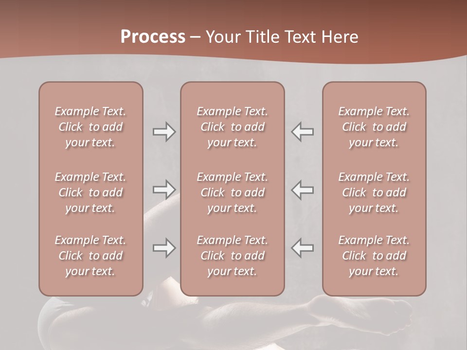 Meditating Solitude Flexing PowerPoint Template