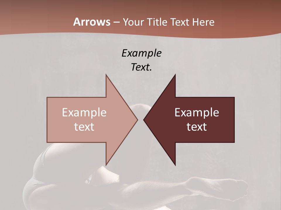 Meditating Solitude Flexing PowerPoint Template
