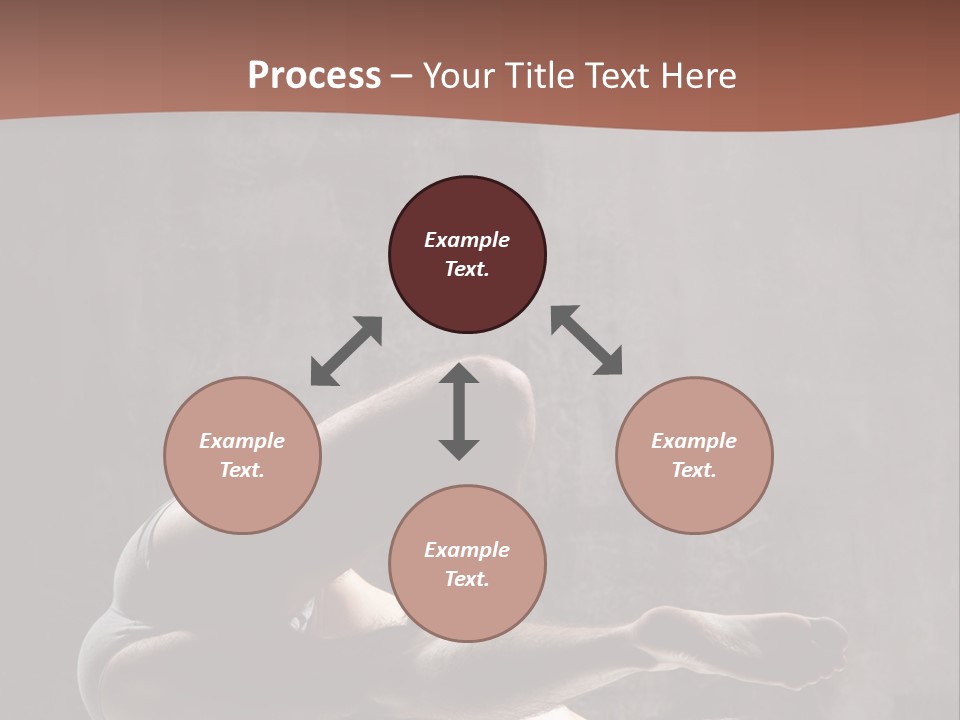 Meditating Solitude Flexing PowerPoint Template