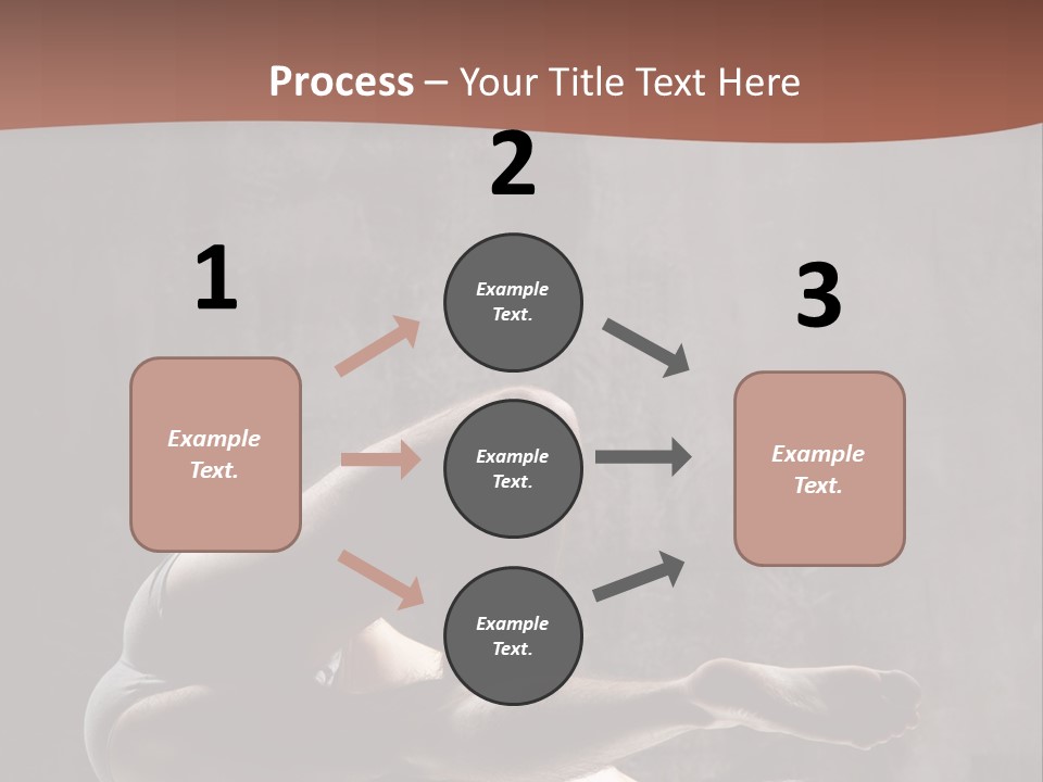 Meditating Solitude Flexing PowerPoint Template