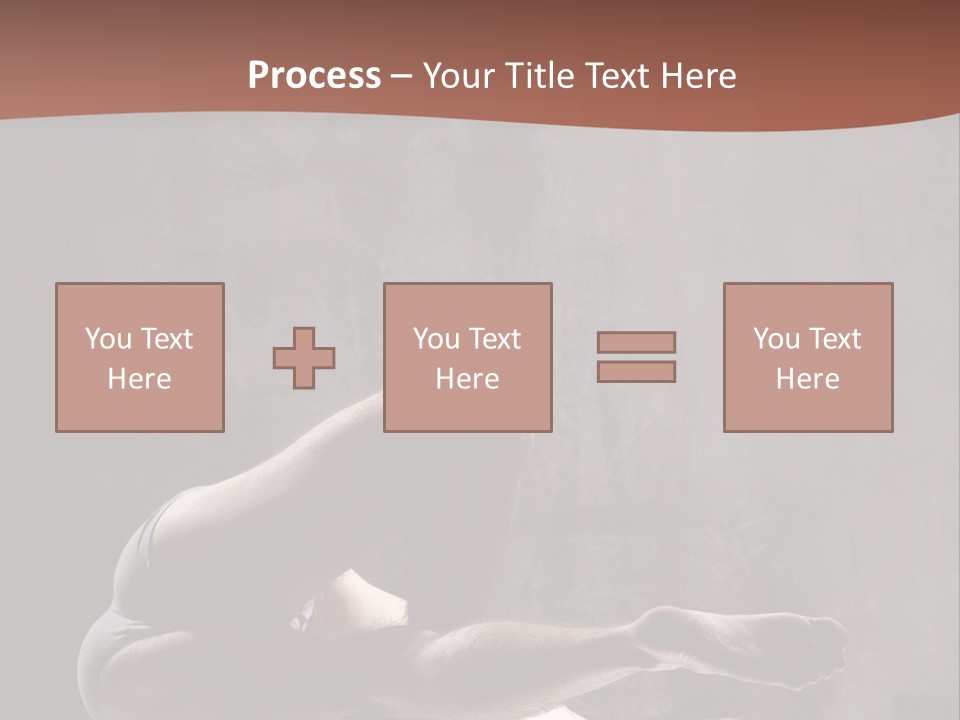 Meditating Solitude Flexing PowerPoint Template