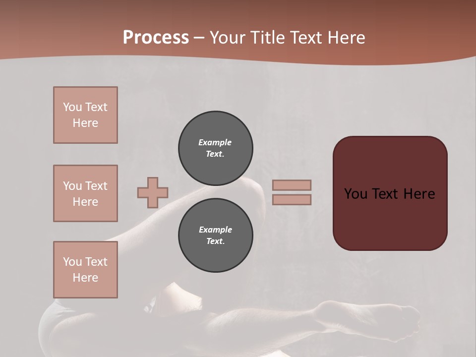 Meditating Solitude Flexing PowerPoint Template
