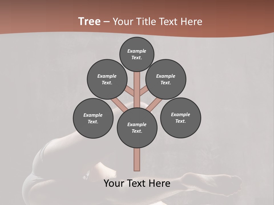 Meditating Solitude Flexing PowerPoint Template