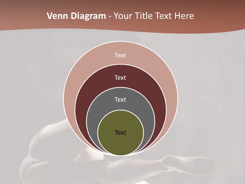 Meditating Solitude Flexing PowerPoint Template