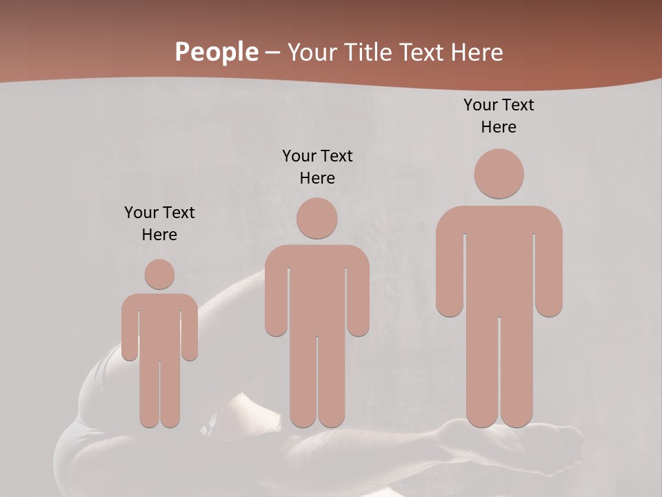 Meditating Solitude Flexing PowerPoint Template