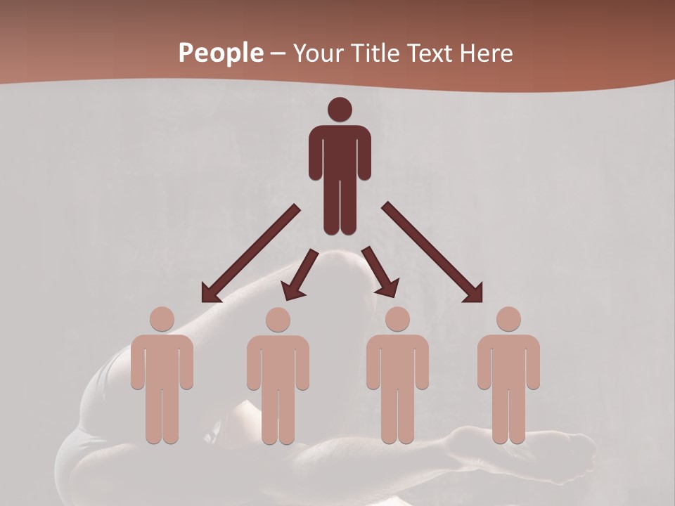 Meditating Solitude Flexing PowerPoint Template