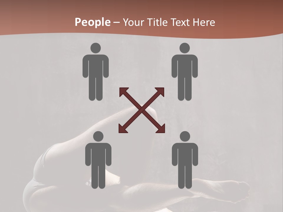 Meditating Solitude Flexing PowerPoint Template