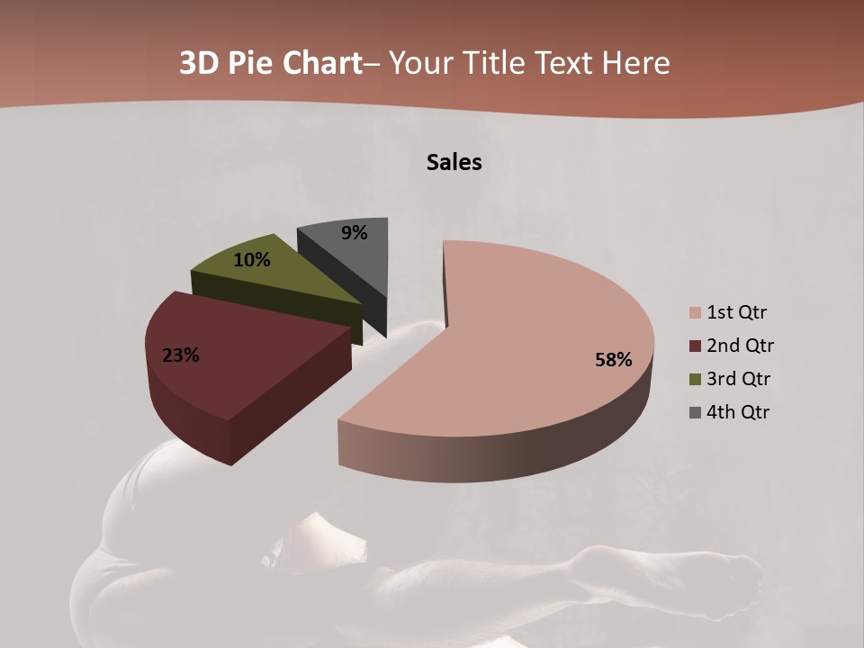 Meditating Solitude Flexing PowerPoint Template