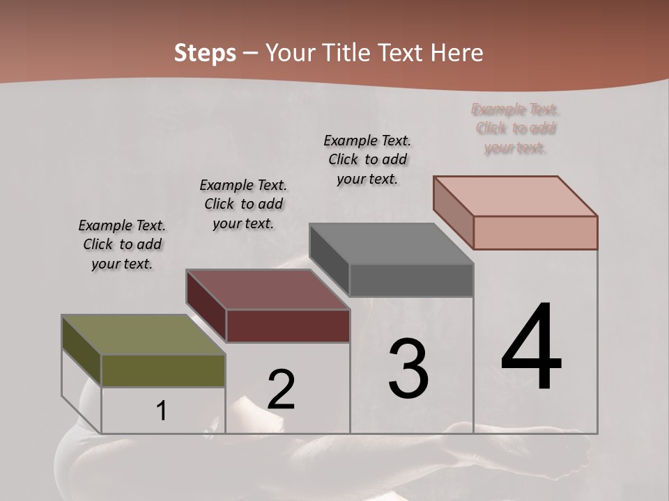 Meditating Solitude Flexing PowerPoint Template