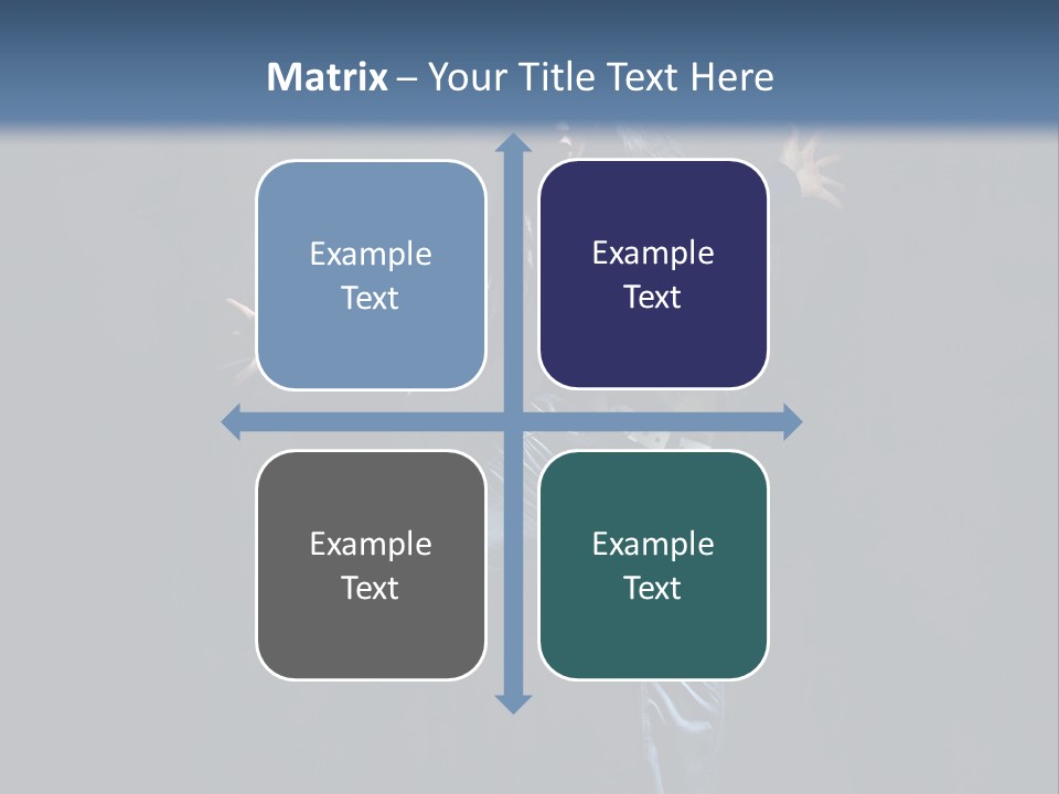 A Man Is Dancing In The Air With His Arms Out PowerPoint Template