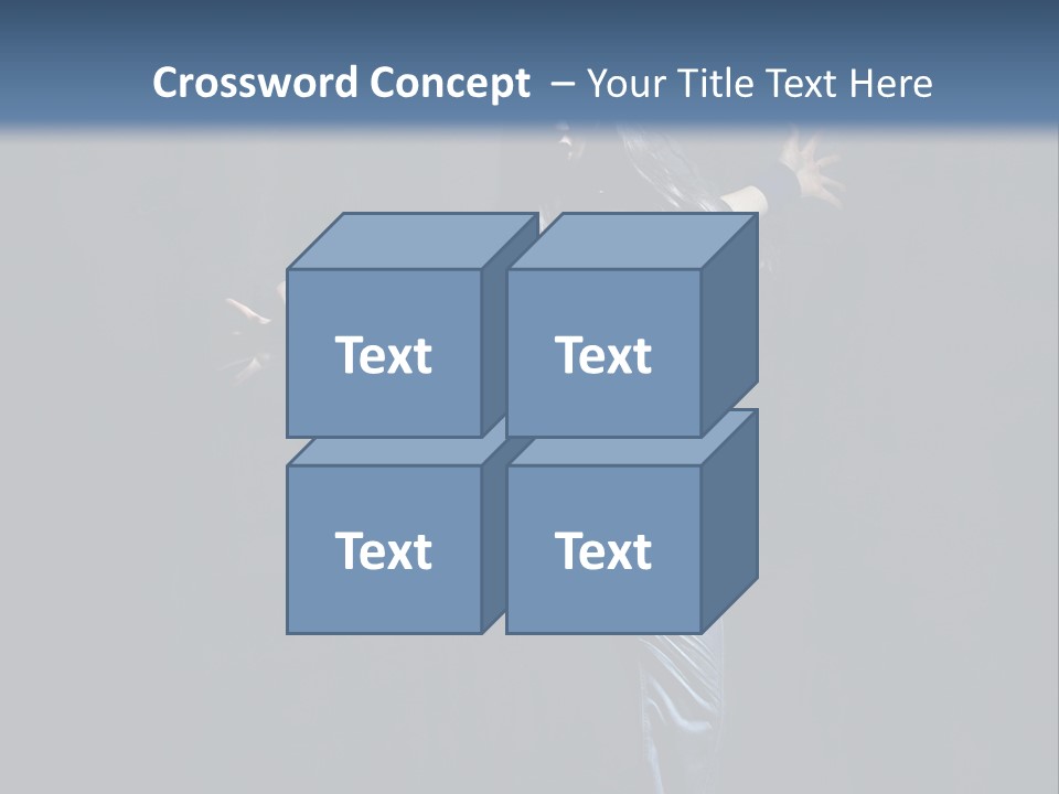 A Man Is Dancing In The Air With His Arms Out PowerPoint Template