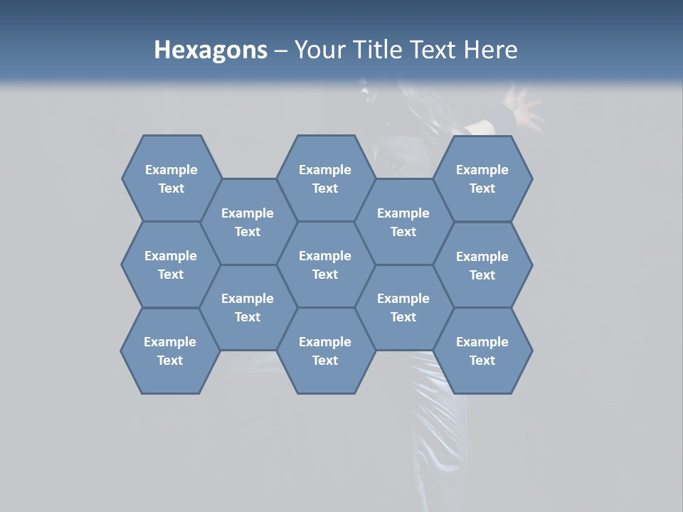 A Man Is Dancing In The Air With His Arms Out PowerPoint Template