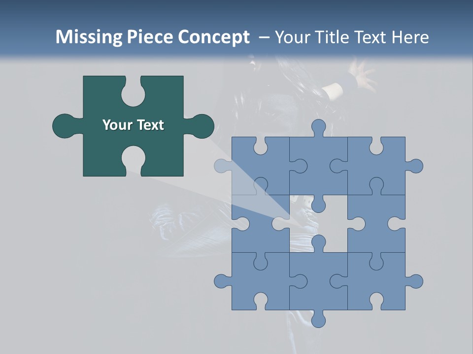 A Man Is Dancing In The Air With His Arms Out PowerPoint Template