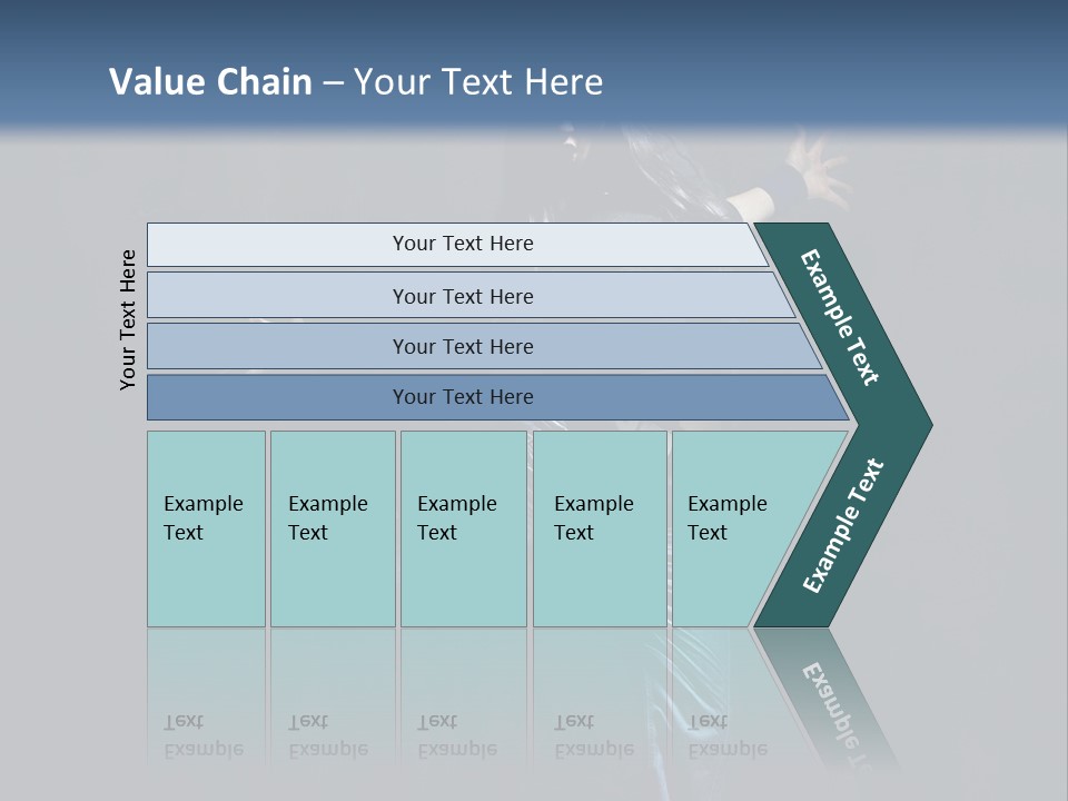 A Man Is Dancing In The Air With His Arms Out PowerPoint Template